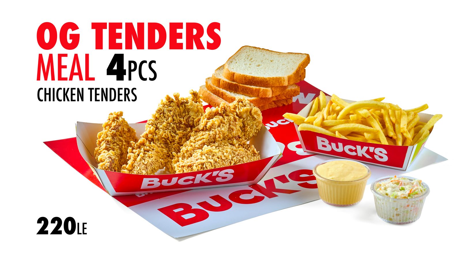 OG TENDERS MEAL 4PCS CHICKEN TENDERS